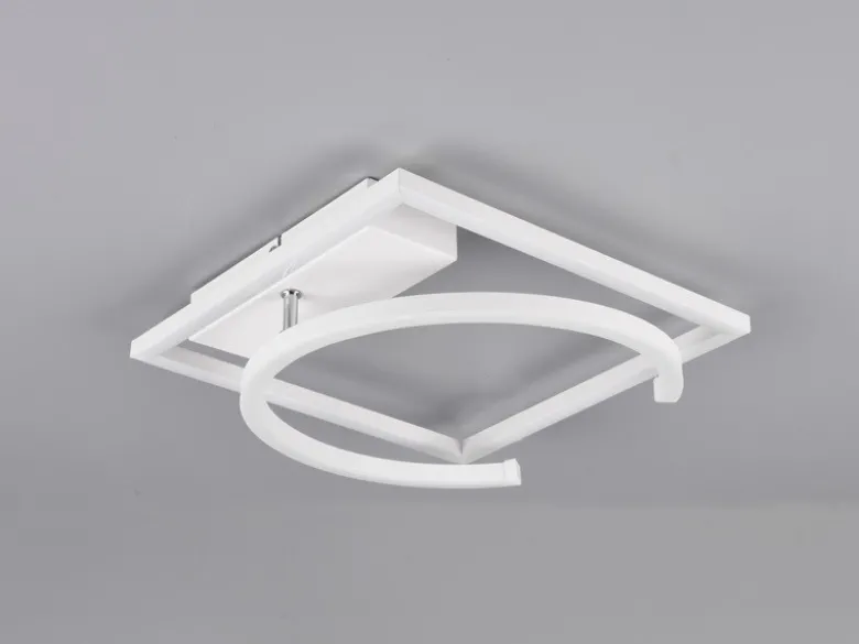 LED Deckenleuchte PIVOT Weiß - dimmbar, Breite 42cm