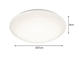 LED Deckenleuchte POLLUX IP44 mit Bewegungsmelder, Ø 37cm