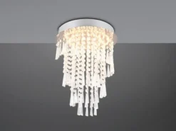 LED Deckenleuchte POMP mit Acryl Kristallbehang und Fernbedienung, Ø 30cm