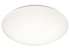 LED Deckenleuchte PUTZ Deckenschale rund Ø 37cm aus Kunststoff in Weiß IP44