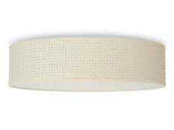 LED Deckenleuchte Rattan Lampenschirm / Abdeckung satiniert, Ø 50cm