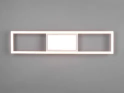 LED Deckenleuchte RIGIDO Weiß dimmbar & Lichtfarbe einstellbar, Breite 60cm