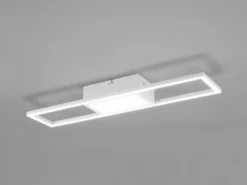 LED Deckenleuchte RIGIDO Weiß dimmbar & Lichtfarbe einstellbar, Breite 60cm