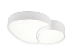 LED Deckenleuchte RISE mit Fernbedienung dimmbar Weiß, Breite 43,5cm