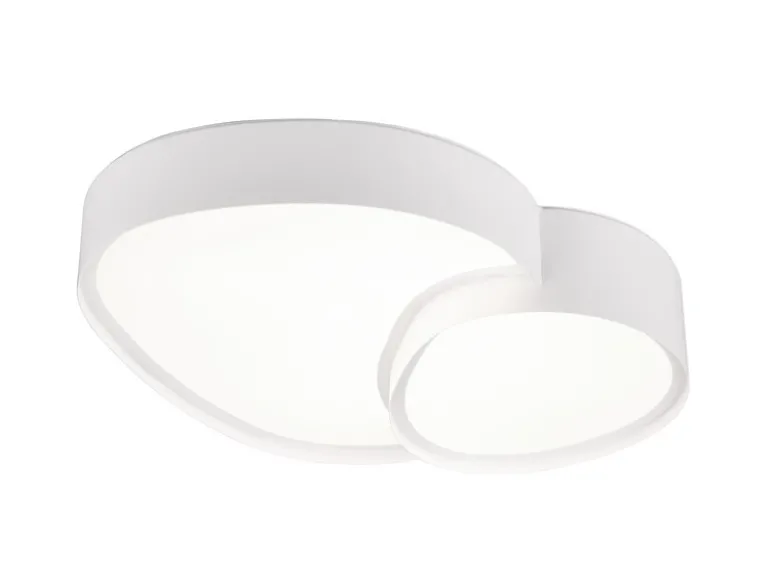 LED Deckenleuchte RISE mit Fernbedienung dimmbar Weiß, Breite 43,5cm