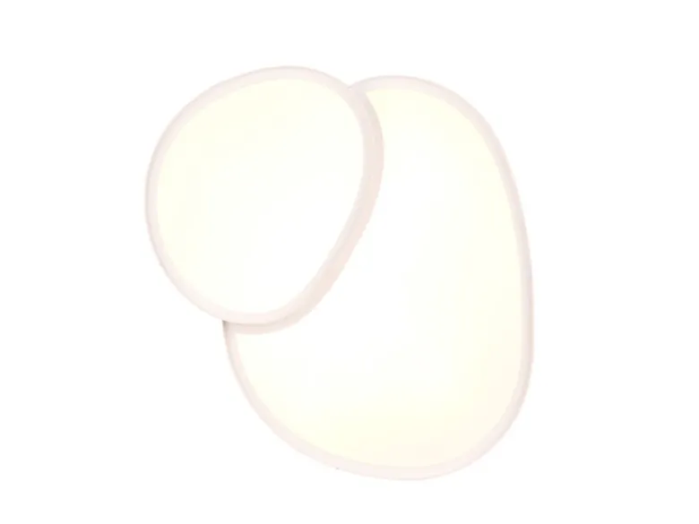 LED Deckenleuchte RISE mit Fernbedienung dimmbar Weiß, Breite 43,5cm