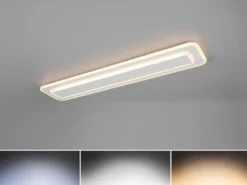 LED Deckenleuchte RIVA mit Fernbedienung & Tageslicht einstellbar, Breite 90cm