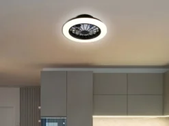 LED Deckenleuchte ROTSUND mit Ventilator, Tageslicht und Fernbedienung Ø 38cm