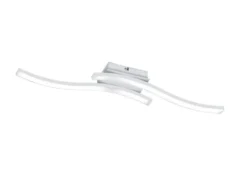 LED Deckenleuchte ROUTE 2 flammig Metall Weiß, Neutralweiß, Breite 56cm