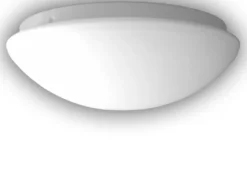 LED Deckenleuchte rund Opalglas matt, Nurglasleuchte, Ø 20cm