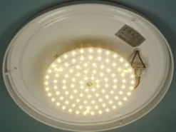 LED Deckenleuchte rund Opalglas matt, Nurglasleuchte, Ø 35cm