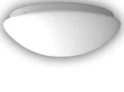 LED Deckenleuchte rund Opalglas matt, Nurglasleuchte, Ø 35cm