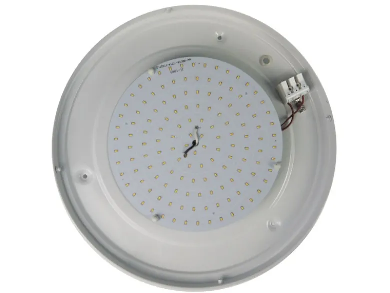 LED Deckenleuchte rund Opalglas matt, Nurglasleuchte, Ø 35cm