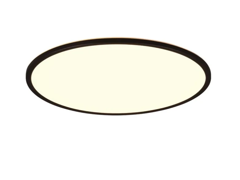 LED Deckenleuchte SCOTT Schwarz, dimmbar & Lichtfarbe einstellbar, Ø 50cm