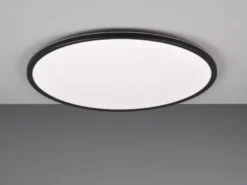 LED Deckenleuchte SCOTT Schwarz, dimmbar & Lichtfarbe einstellbar, Ø 50cm