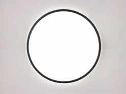 LED Deckenleuchte SCOTT Schwarz, dimmbar & Lichtfarbe einstellbar, Ø 50cm