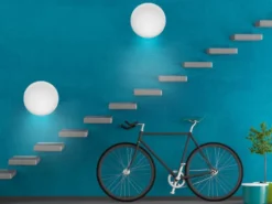 LED Deckenleuchte SILMA klein mit Sternenhimmel fürs Bad IP44, Ø 28cm