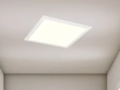 LED Deckenleuchte SIRIUS flach mit Bewegungsmelder, Breite 29,5cm