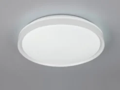 LED Deckenleuchte SOLIT flach dimmbar Fernbedienung, RGB, Weiß, Ø 39cm