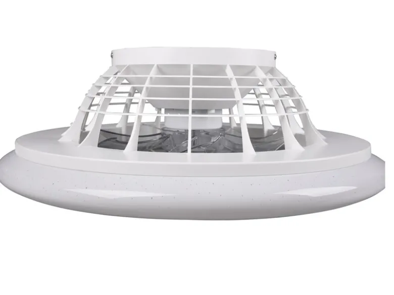 LED Deckenleuchte STRALSUND mit Ventilator, Fernbedienung & Tageslicht Ø 49cm