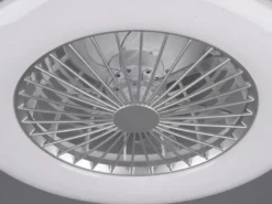LED Deckenleuchte STRALSUND mit Ventilator, Fernbedienung & Tageslicht Ø 49cm