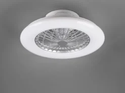 LED Deckenleuchte STRALSUND mit Ventilator, Fernbedienung & Tageslicht Ø 49cm
