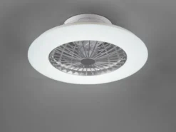 LED Deckenleuchte STRALSUND mit Ventilator, Fernbedienung & Tageslicht Ø 49cm