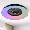 LED Deckenleuchte SVAERHOLT mit Ventilator, Tageslicht und Fernbedienung Ø 60cm