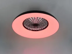 LED Deckenleuchte SVAERHOLT mit Ventilator, Tageslicht und Fernbedienung Ø 60cm