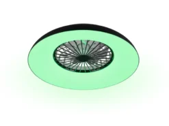 LED Deckenleuchte SVAERHOLT mit Ventilator, Tageslicht und Fernbedienung Ø 60cm