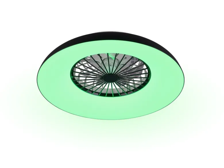 LED Deckenleuchte SVAERHOLT mit Ventilator, Tageslicht und Fernbedienung Ø 60cm
