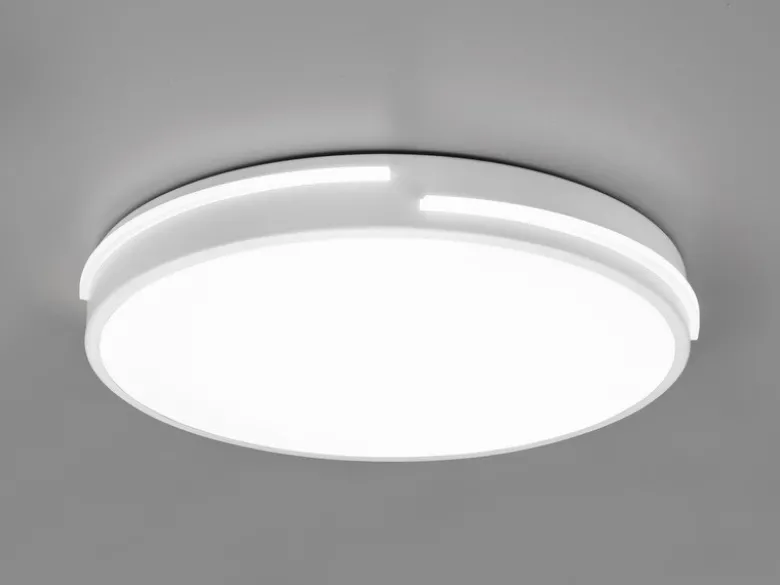 LED Deckenleuchte TACOMA Weiß dimmbar Lichtfarbe einstellbar, Ø 40cm