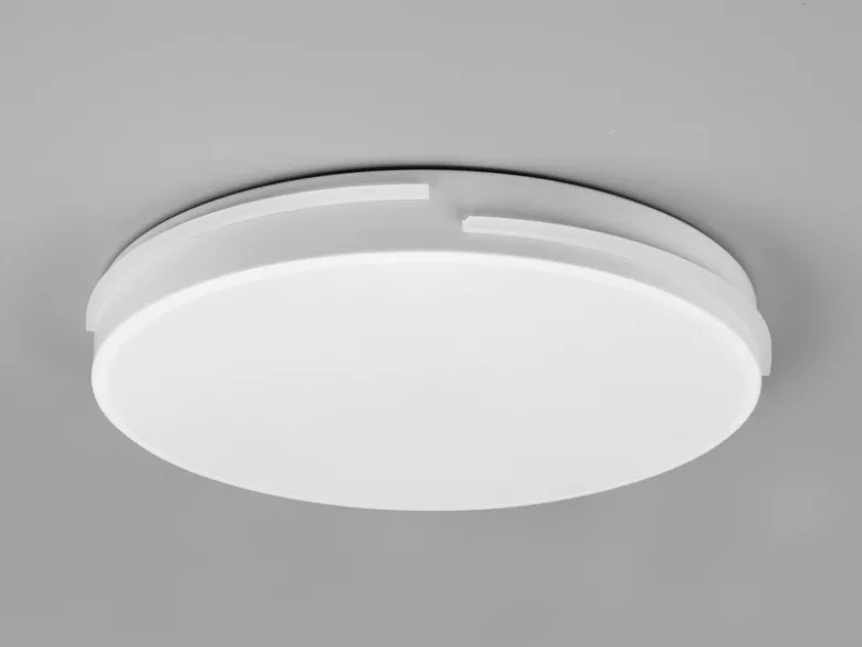 LED Deckenleuchte TACOMA Weiß dimmbar Lichtfarbe einstellbar, Ø 40cm