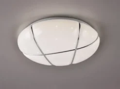 LED Deckenleuchte TIBOR mit Sternenhimmel, 3 Stufen dimmbar, Ø 28cm