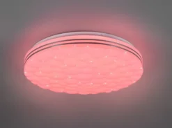 LED Deckenleuchte TIGER dimmbar Sternenhimmel Farbwechsel, Ø 38cm