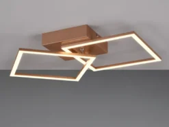 LED Deckenleuchte TRAIL Coffee schwenkbare Module, Breite 60cm