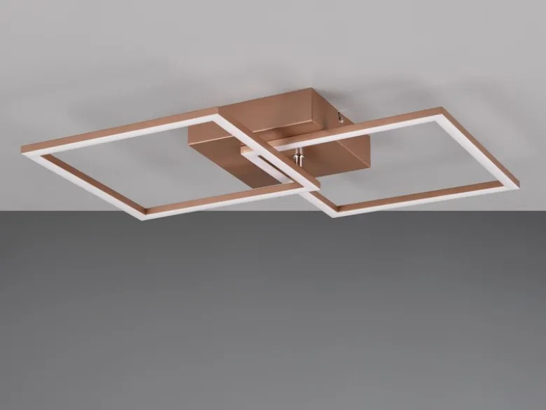 LED Deckenleuchte TRAIL Coffee schwenkbare Module, Breite 60cm