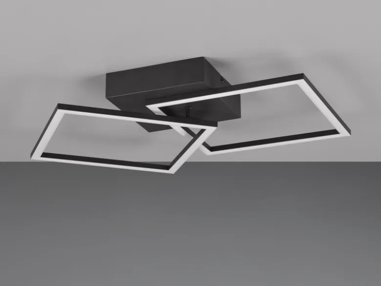 LED Deckenleuchte TRAIL Schwarz schwenkbare Module, Breite 60cm
