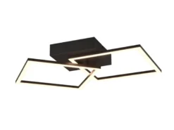 LED Deckenleuchte TRAIL Schwarz schwenkbare Module, Breite 60cm