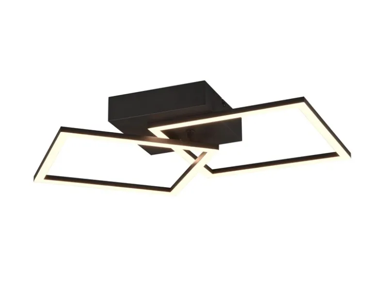 LED Deckenleuchte TRAIL Schwarz schwenkbare Module, Breite 60cm