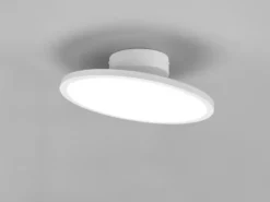 LED Deckenleuchte TRAY einflammig schwenkbar dimmbar Weiß, Ø 40cm