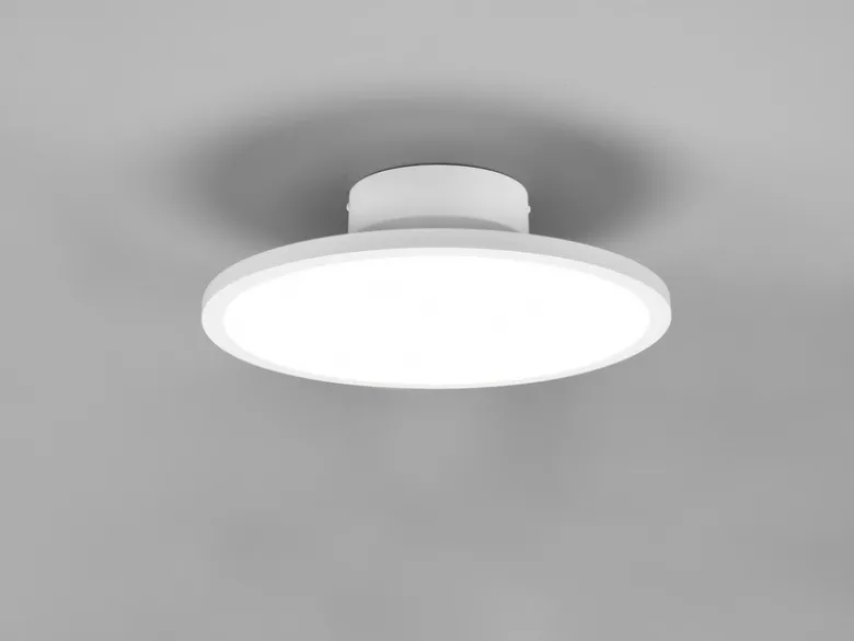 LED Deckenleuchte TRAY einflammig schwenkbar dimmbar Weiß, Ø 40cm