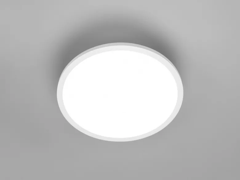LED Deckenleuchte TRAY einflammig schwenkbar dimmbar Weiß, Ø 40cm