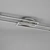 LED Deckenleuchte TWISTER Silber dimmbar Lichtfarbe einstellbar, Breite 90cm