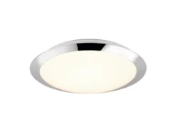 LED Deckenleuchte UMBERTO in Chrom Ø 29cm, IP44 - Badlampen