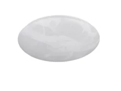 LED Deckenleuchte UMBRIA flach, Weiß marmoriert, rund Ø 38cm