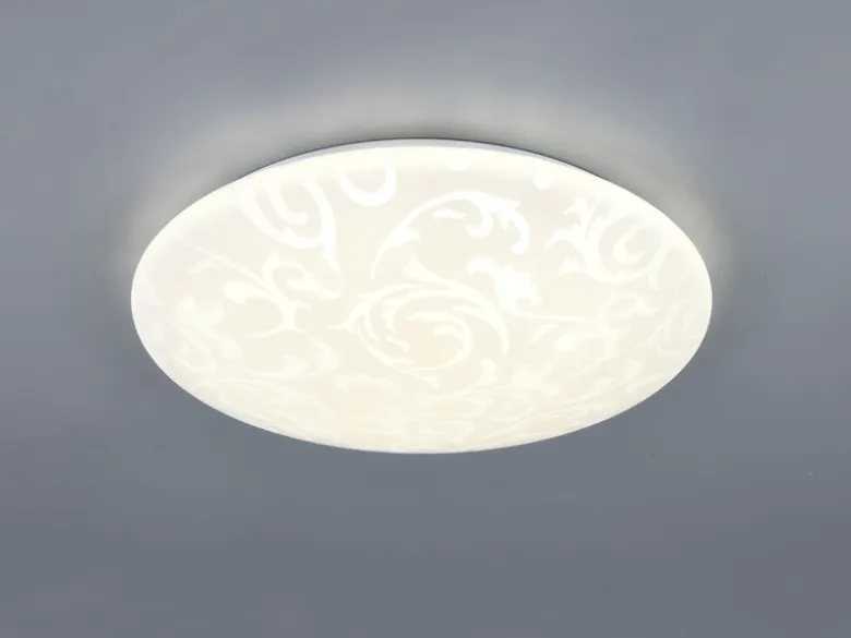 LED Deckenleuchte UMBRIA mit Rankenmuster, rund Ø 40cm