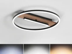 LED Deckenleuchte und Wandleuchte AZIMUTH 3 Lichtfarben einstellbar, Ø 40cm