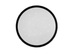 LED Deckenleuchte VARDA mit Fernbedienung Metall Schwarz, Ø 39cm