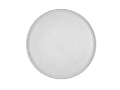 LED Deckenleuchte VARDA mit Fernbedienung Metall Weiß, Ø 39cm